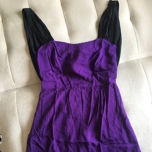 Purple and black dress from ModCloth
